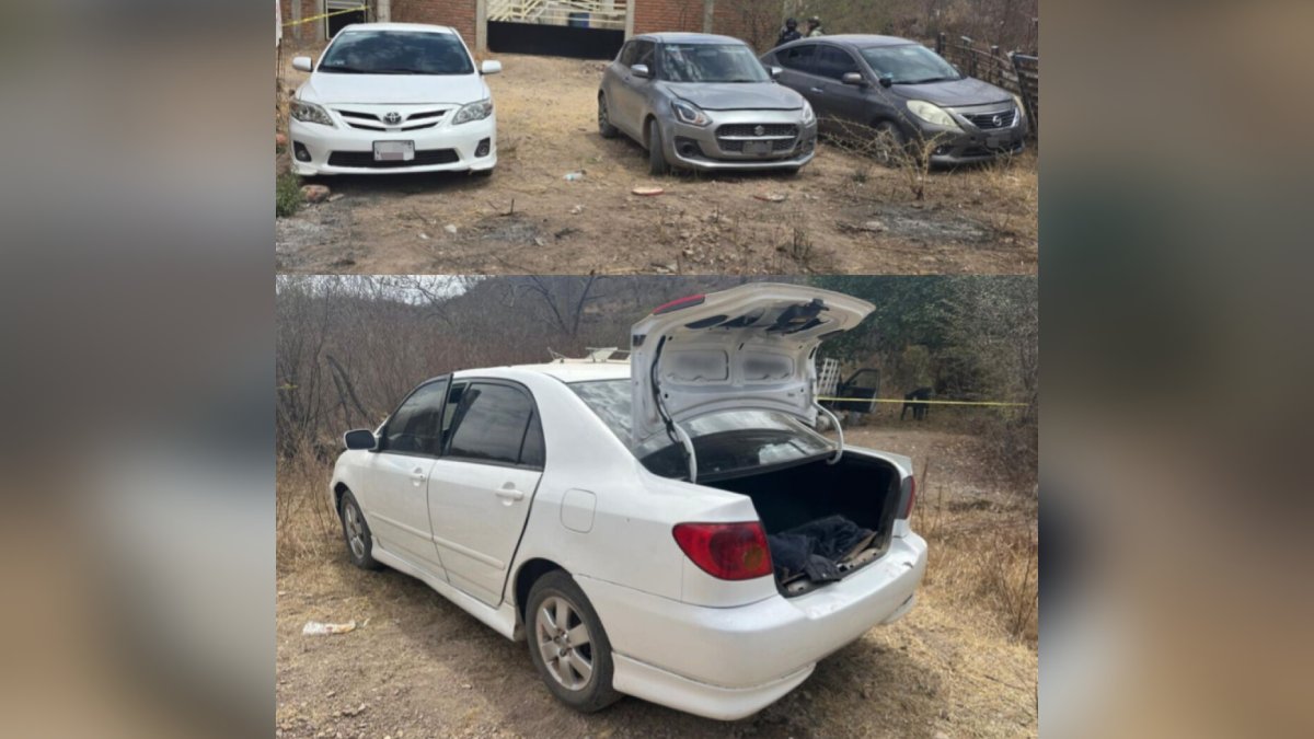 Aseguran 4 vehículos con reporte de robo en el ejido Carrizalejo, en Culiacán