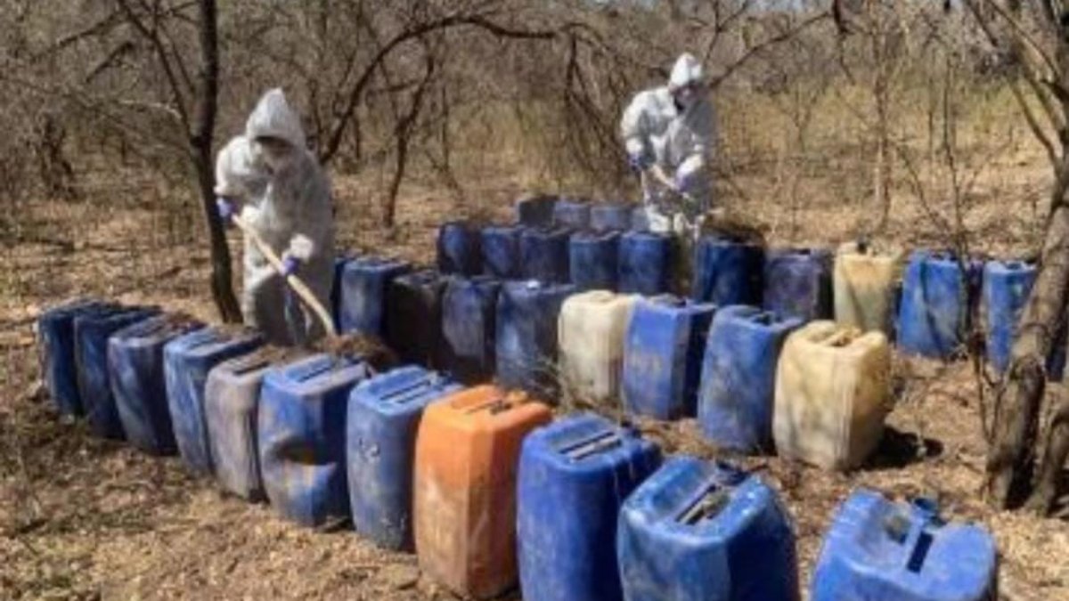 ¡Ahora fueron 8! Aseguran laboratorios clandestinos en Cosalá y Culiacán