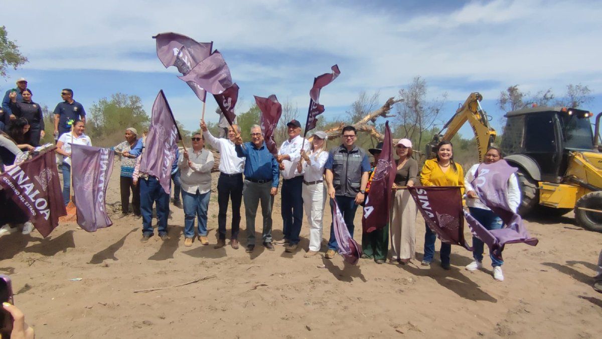 Dan autoridades de Sinaloa el banderazo de restauración y saneamiento del río Fuerte