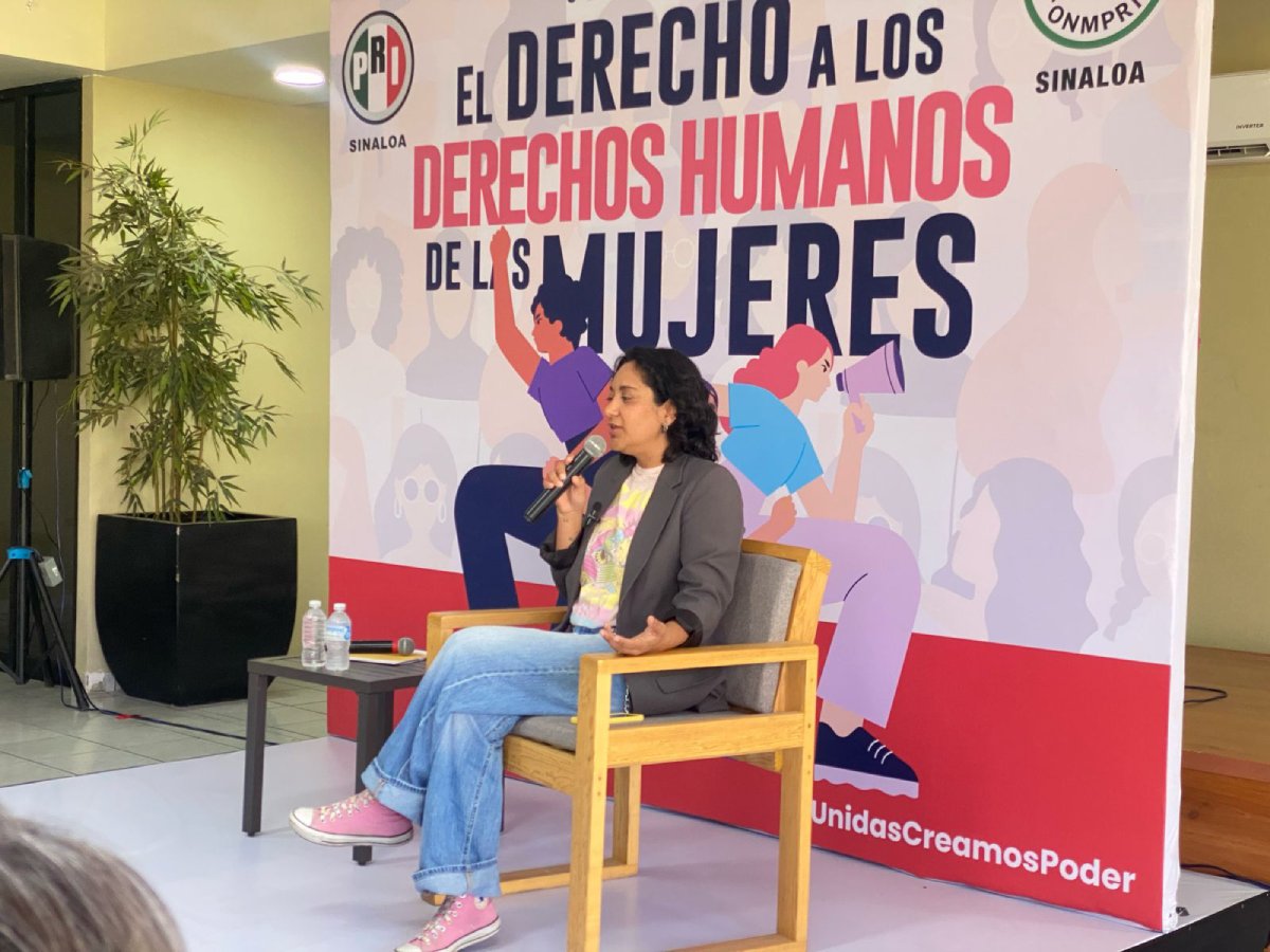 “No llegamos todas”: Carol Solís llega a Culiacán con ‘El derecho a los derechos humanos de las mujeres’