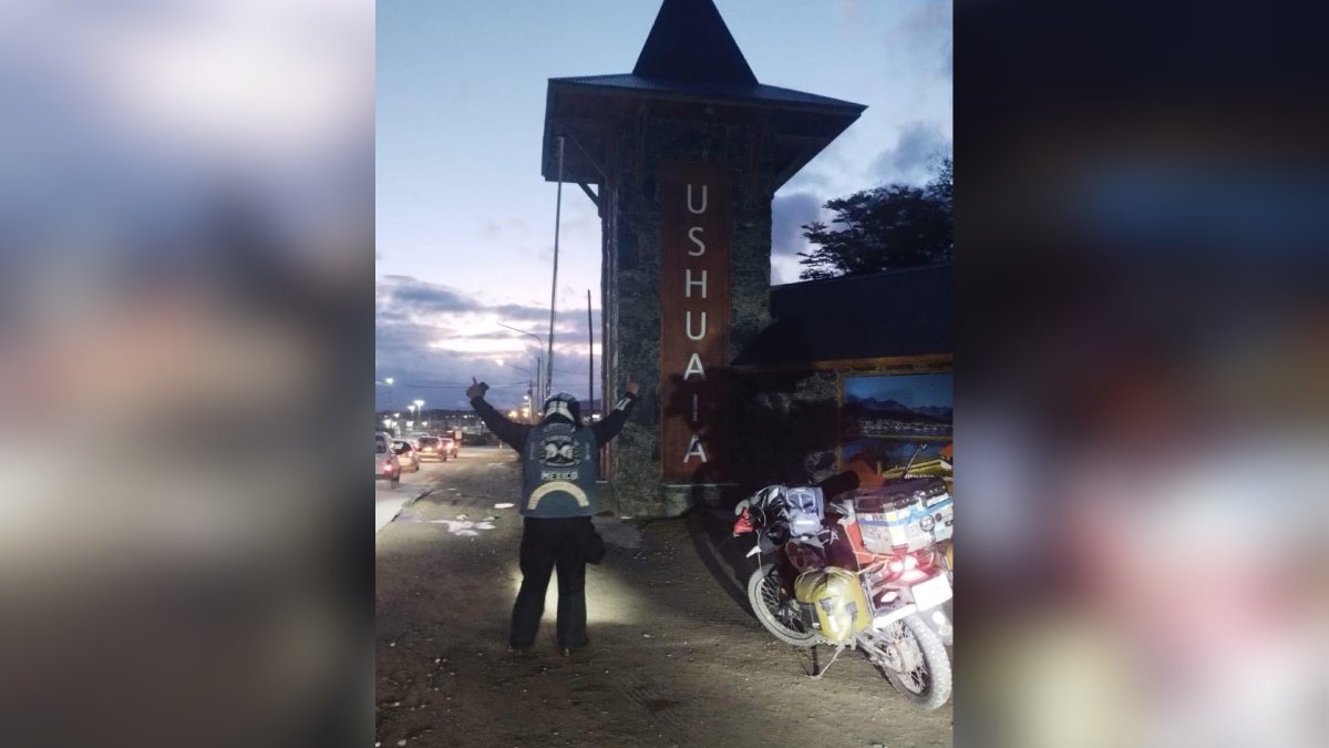 Después de casi dos años de salir de Guasave en moto, CarySel llegan a La Patagonia