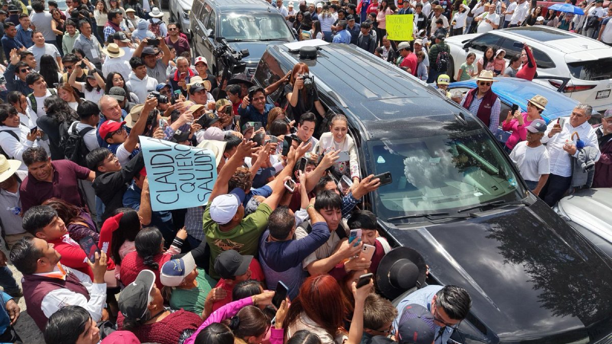 Claudia Sheinbaum realiza exitosa gira por Oaxaca, Tlaxcala e Hidalgo