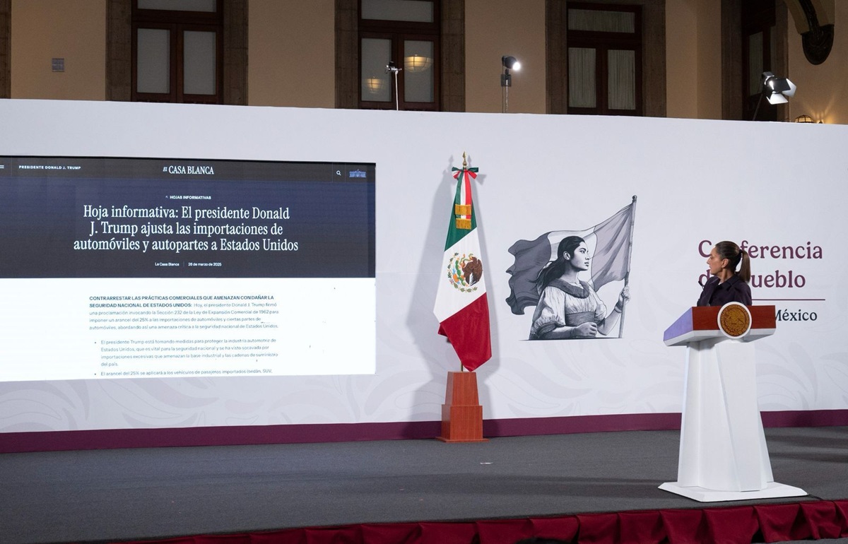 Ante los aranceles automotrices y recíprocos de Trump, esto plantea el gobierno de Sheinbaum a EU