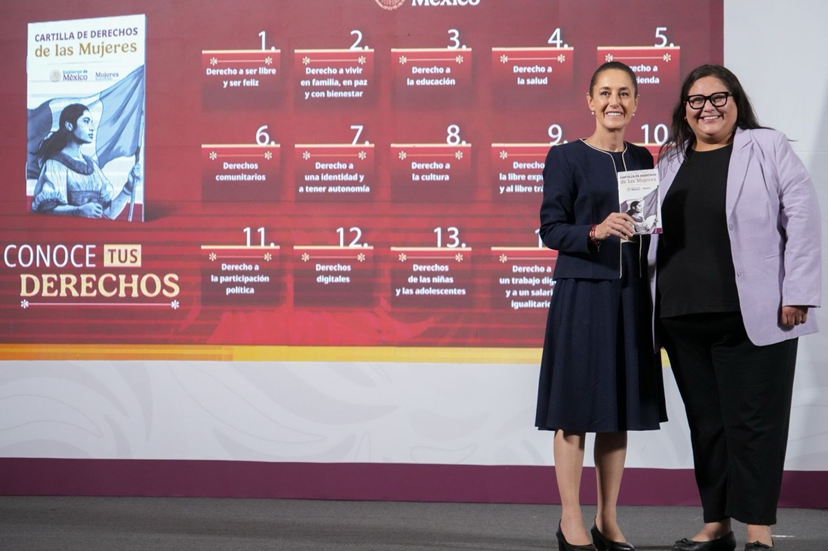 8M | ¿Cuáles son los Derechos de las Mujeres contenidos en la cartilla del gobierno de Sheinbaum?