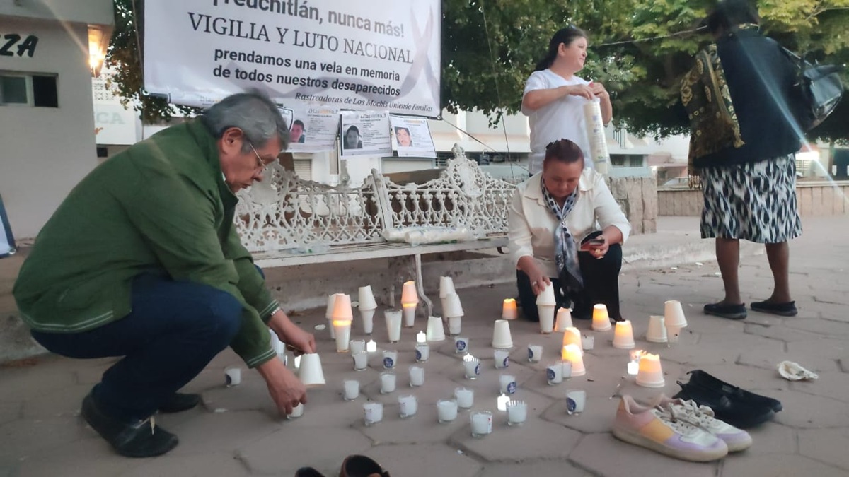 Colectivos de familiares desaparecidos de Los Mochis se solidarizan con Teuchitlán, Jalisco