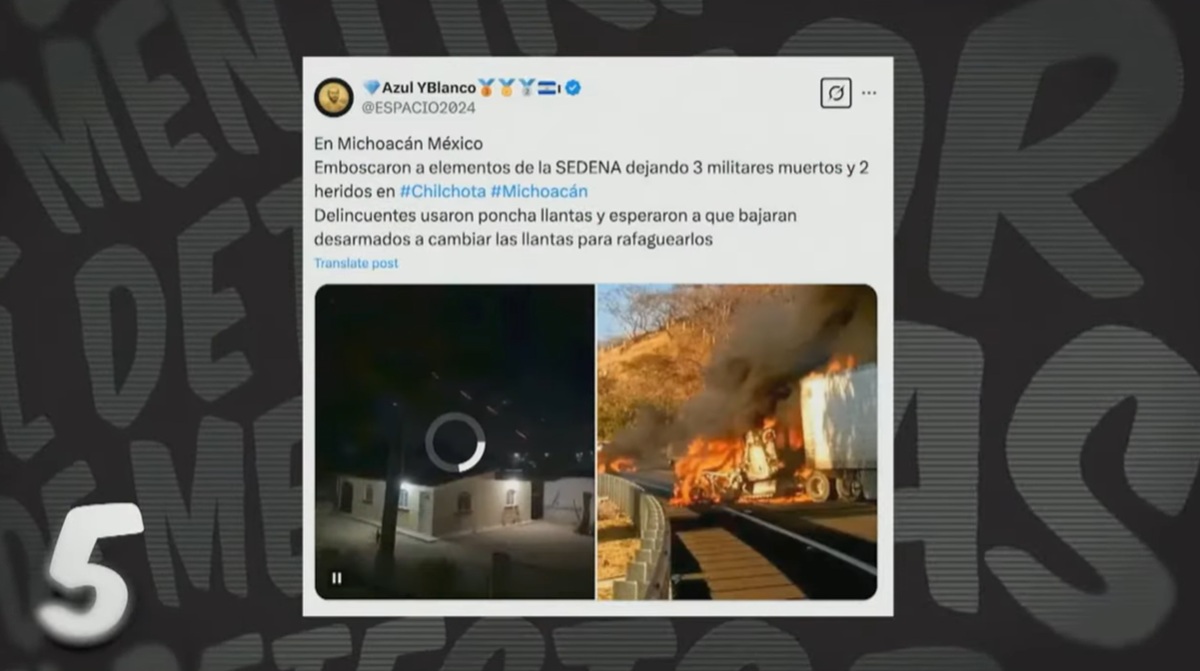 Utilizan video de operativo de captura de Ovidio, para ‘ilustrar’ emboscada al Ejército