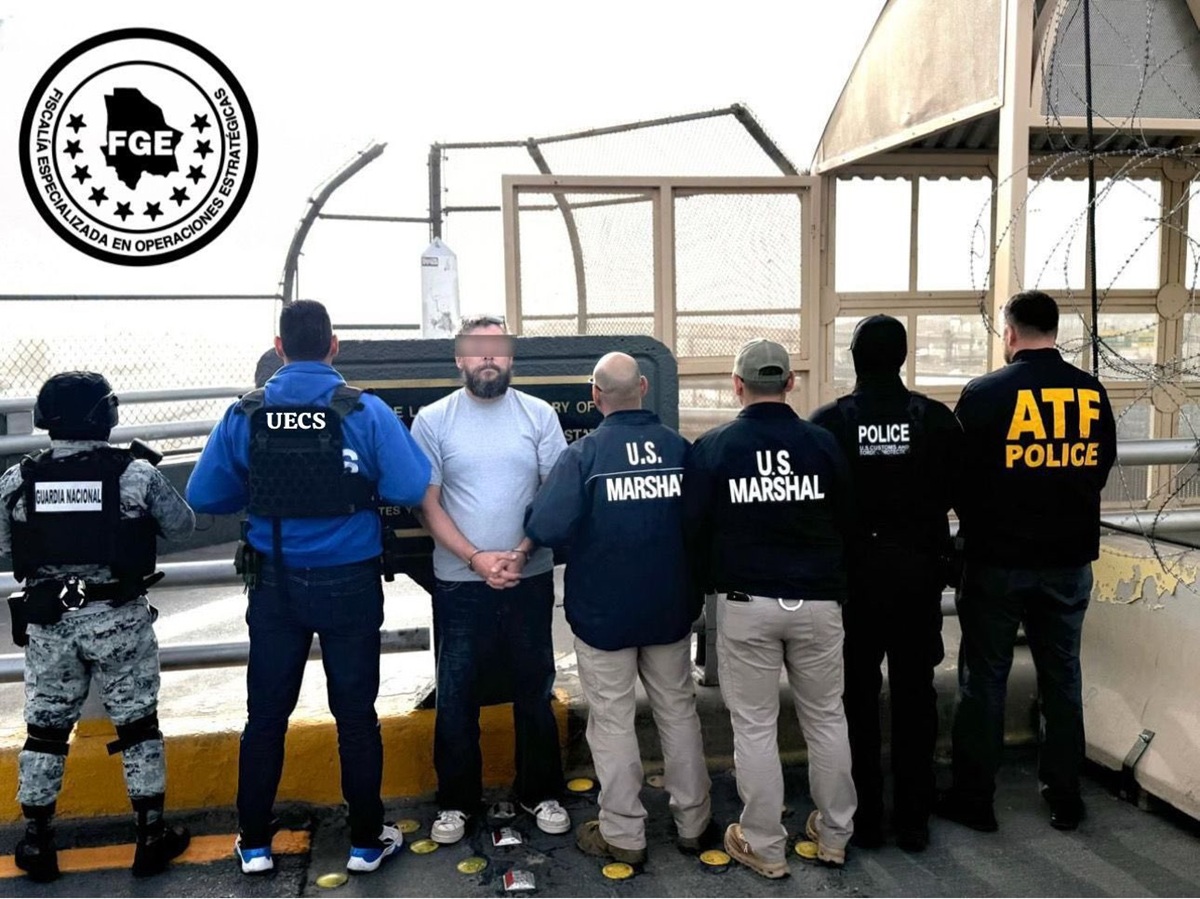 Detienen y entregan a EU a ‘gringo’ traficante de armamento, ligado con el atentado de García Harfuch