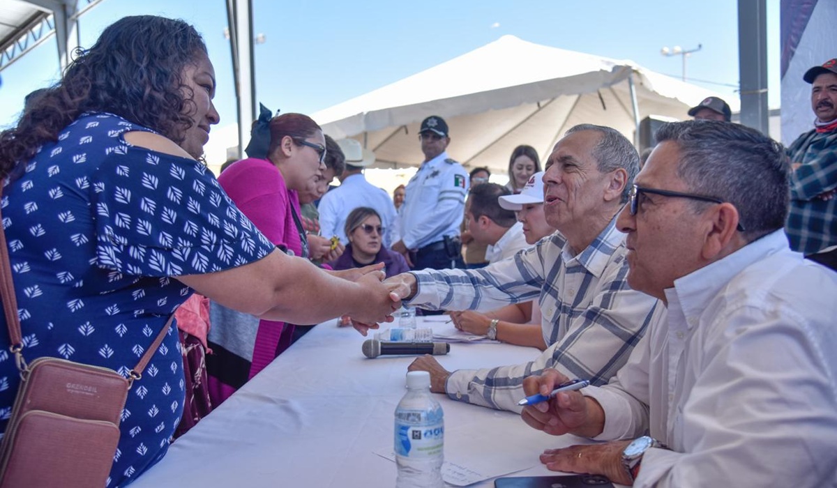 Alcalde de Ahome visita el ejido Chávez Talamantes con el programa ‘Ferias del Bienestar’