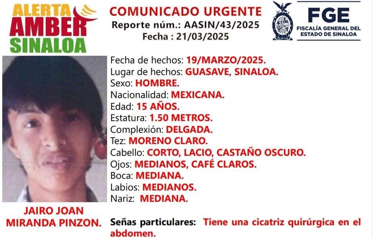 Después de 5 días desaparecido en Guasave, Jairo Joan ya está con su familia