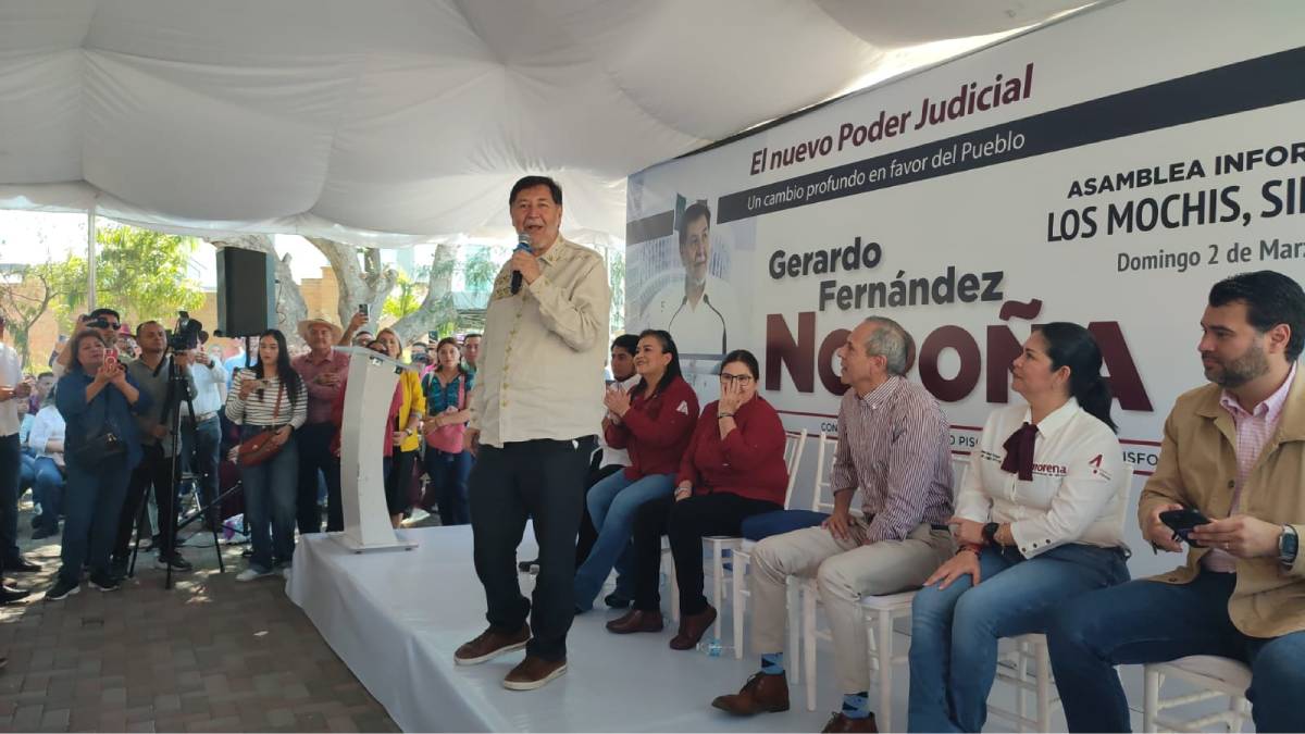 Implora Fernández Noroña votar el 1 de junio para elegir a los próximos juzgadores