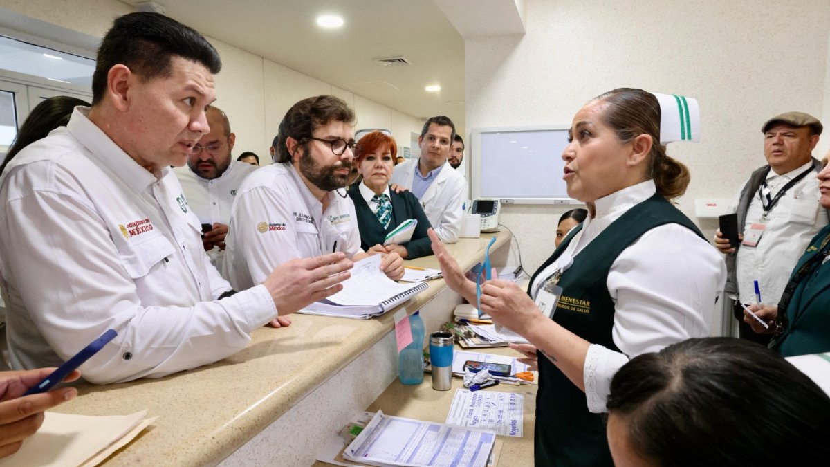 Supervisa titular del IMSS-Bienestar los hospitales en Sinaloa; se reúne con Rocha