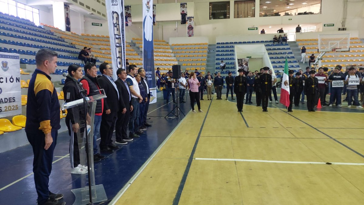 Inauguran los Juegos Interprepas e interfacultades de futbol UAS 2025
