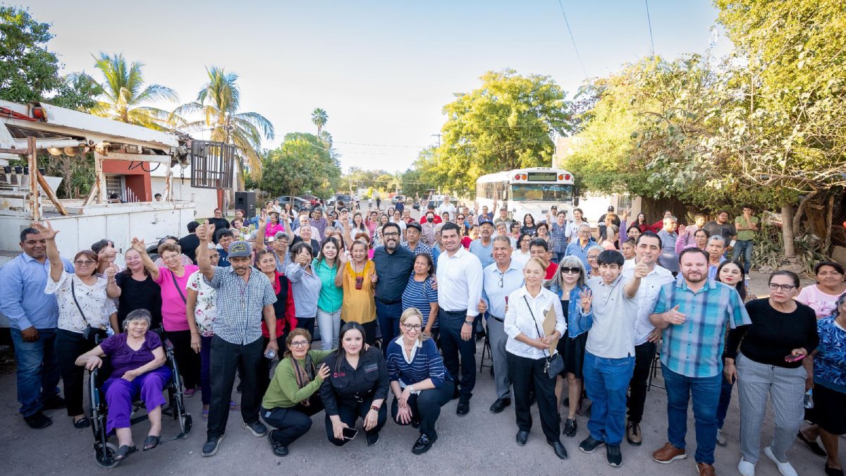 Inician obras de pavimentación en la colonia Emiliano Zapata, en Culiacán