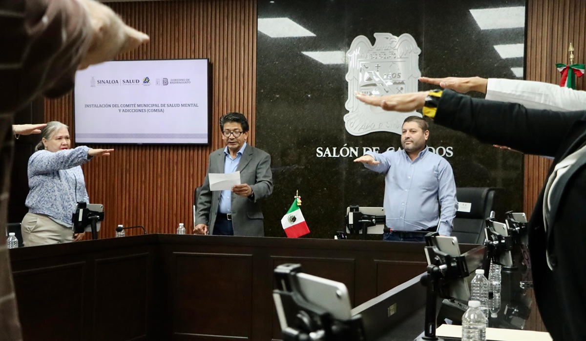 Instalan en Badiraguato el Comité Municipal de Salud Mental y Adicciones
