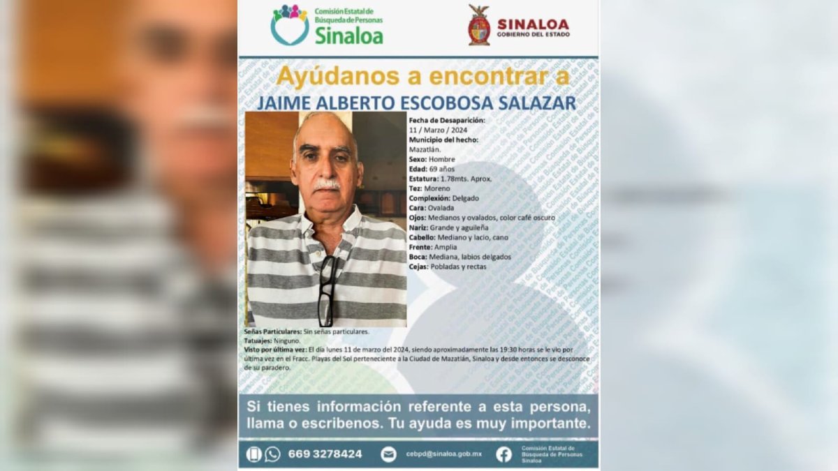 ‘Que lo quiero mucho y lo espero’; conmueve mensaje de hija a su padre en Mazatlán; lleva un año desaparecido
