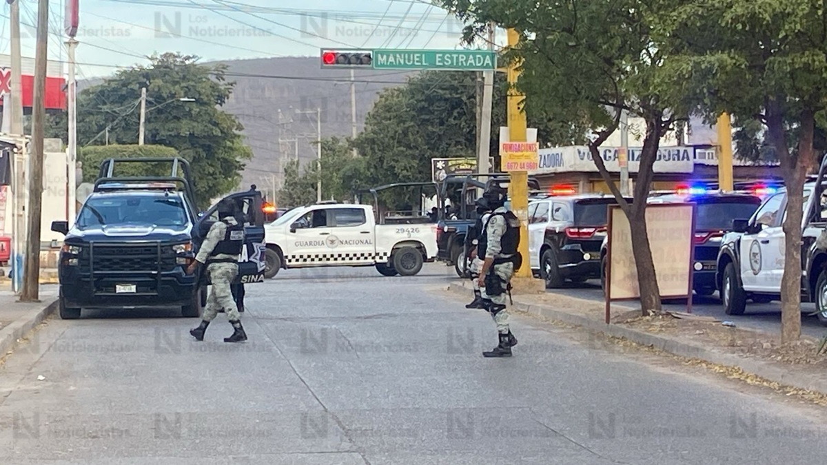 Fuerte operativo tras balacera en la colonia Revolución de Culiacán