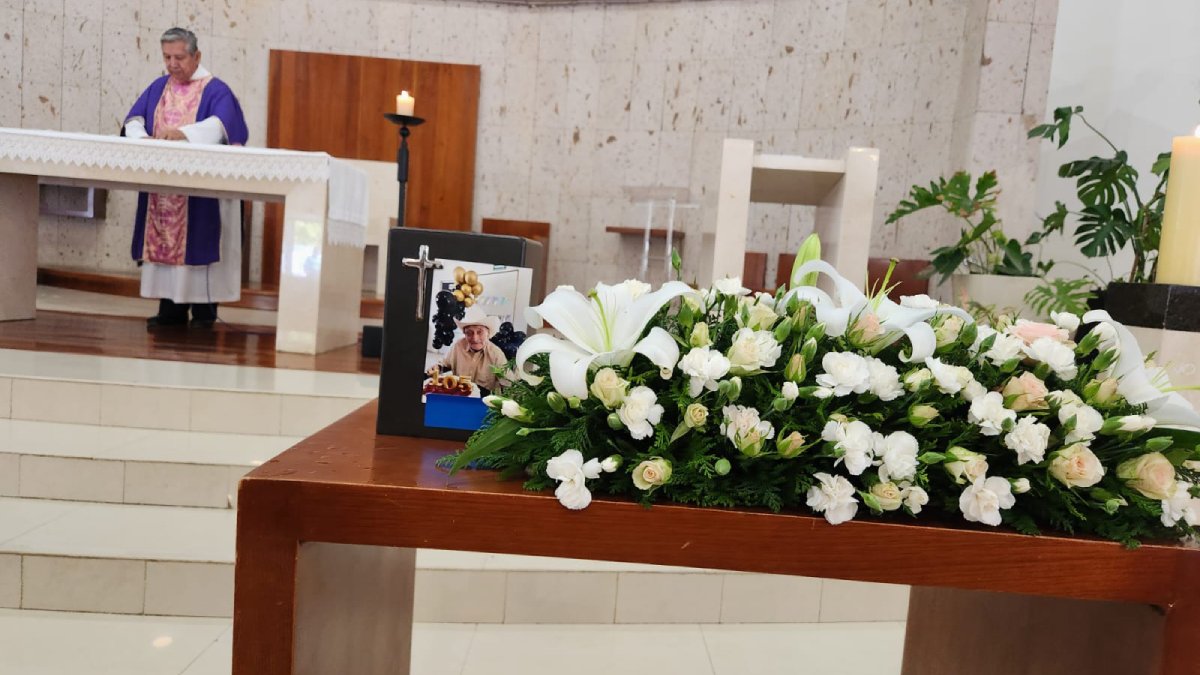 Con emotiva misa despiden a don Juan, abuelito de casi 106 años que murió en el Asilo de Ancianos de Guasave
