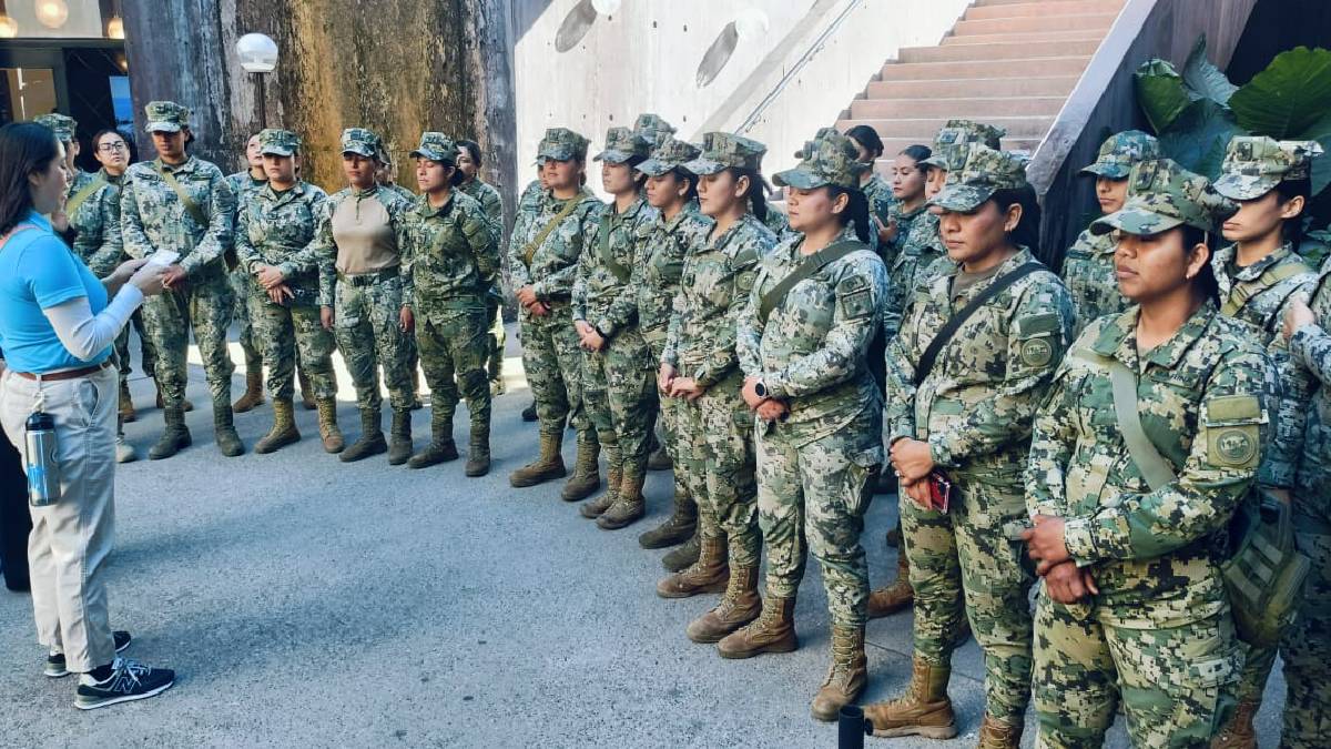 Gran Acuario de Mazatlán reconoce la labor de las mujeres de las Fuerzas Armadas