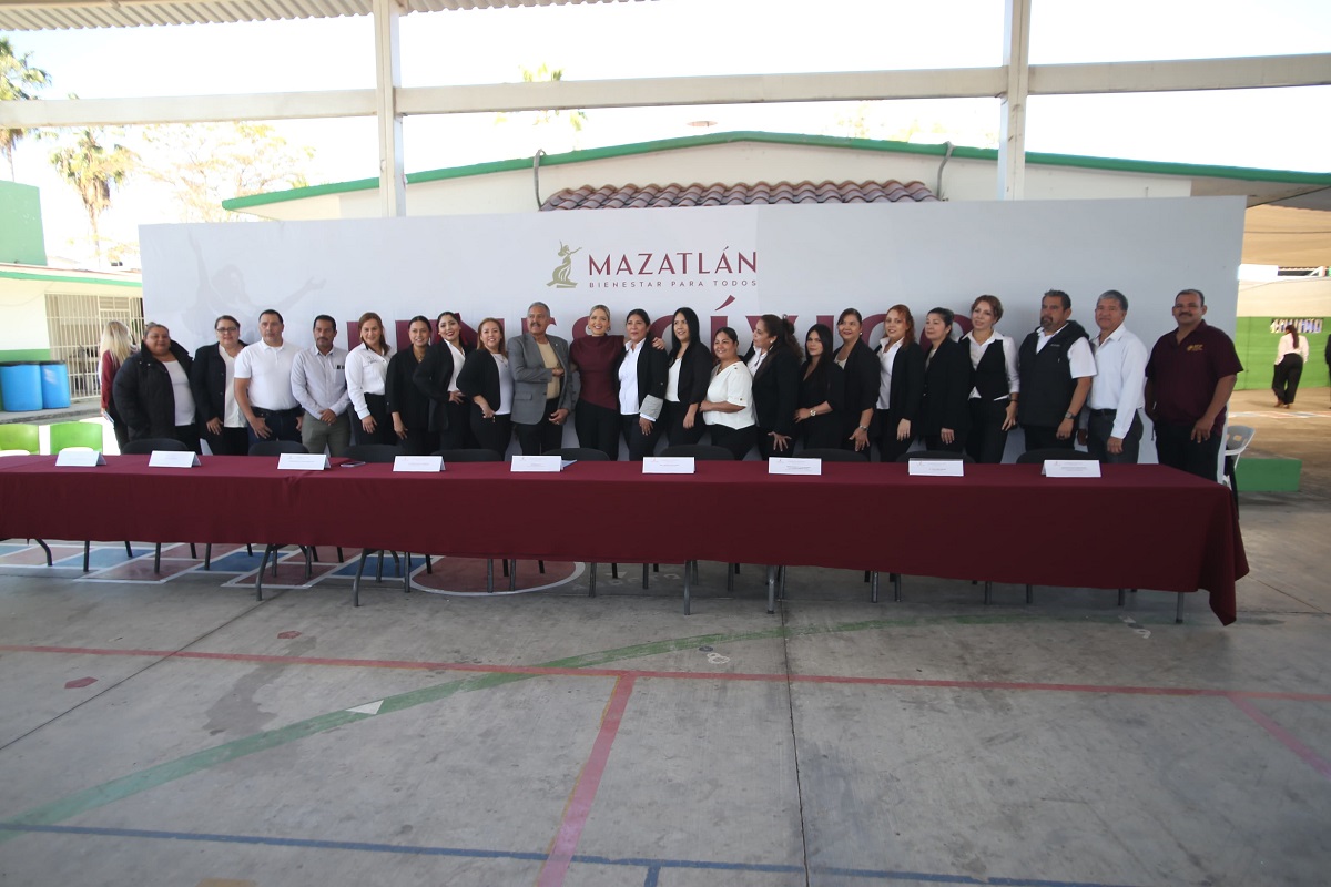 Gobierno de Mazatlán llevan el lunes cívico a la primaria General Felipe Ángeles, en el Jabalines