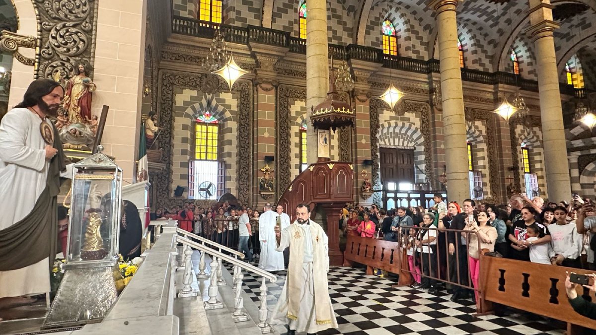 Desde Jalisco, Noemí siguió las reliquias de San Judas Tadeo hasta Mazatlán
