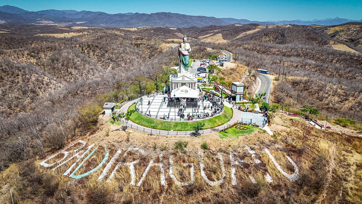 Llegan Reliquias de San Judas Tadeo al Parque Mirador en Badiraguato
