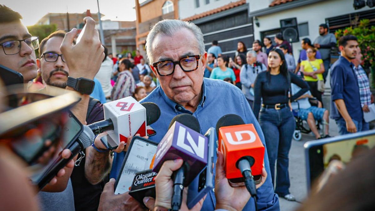 Rocha felicita al nuevo presidente de la CAADES, Jesús Alberto Rojo Plasencia