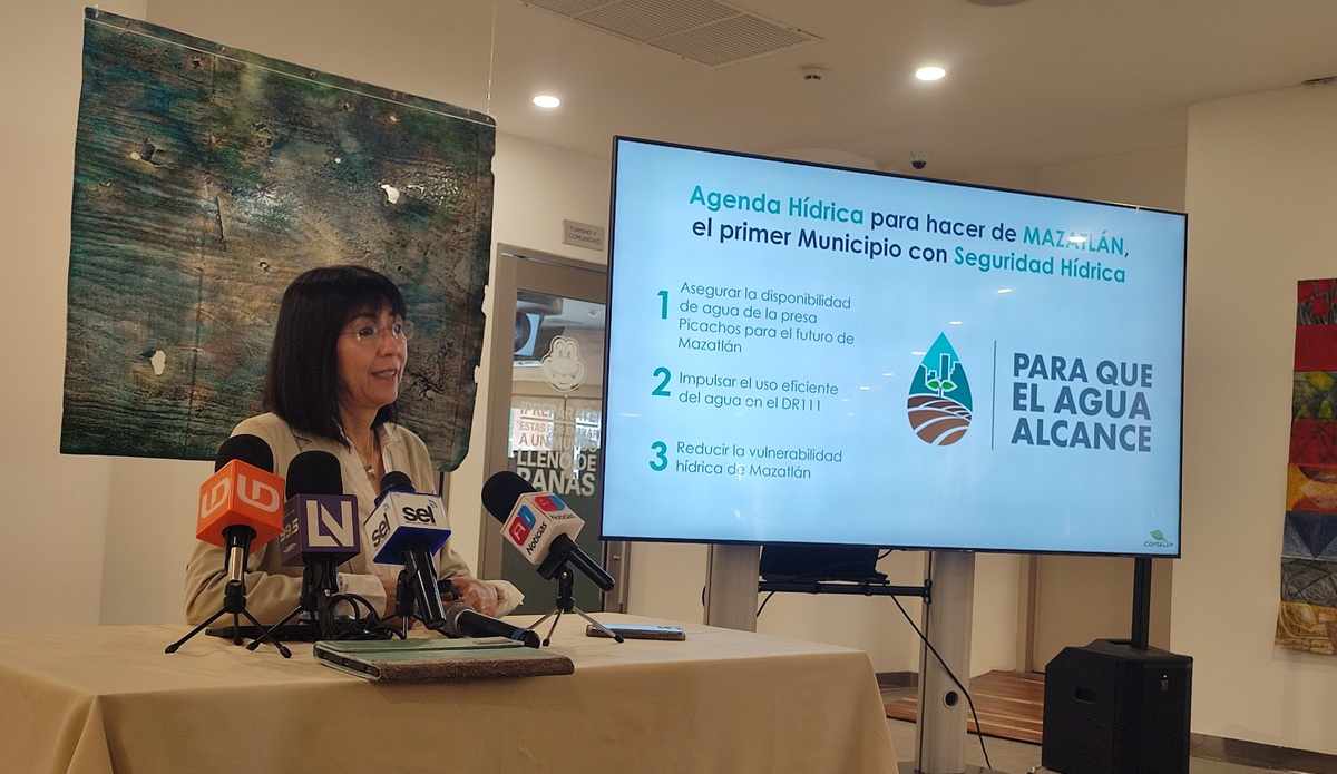 Presenta Conselva agenda hídrica por Mazatlán y mecanismos ante la falta de agua en el municipio