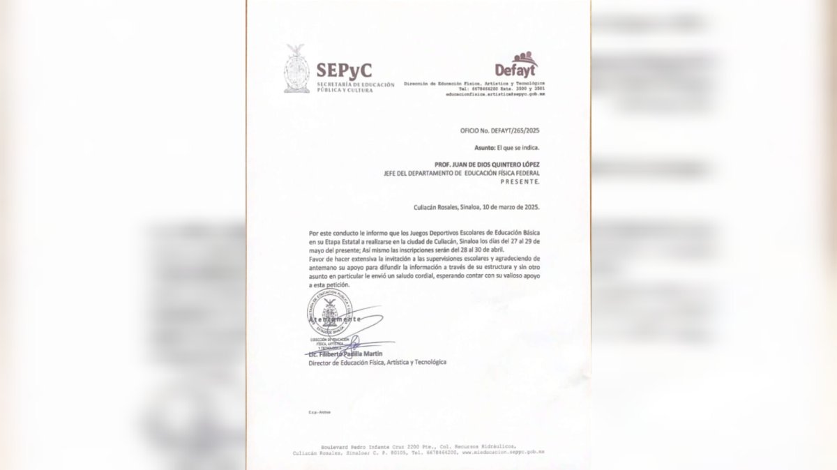 Temen padres de familia llevar a sus hijos a Culiacán; piden cambiar sede de juegos estatales escolares