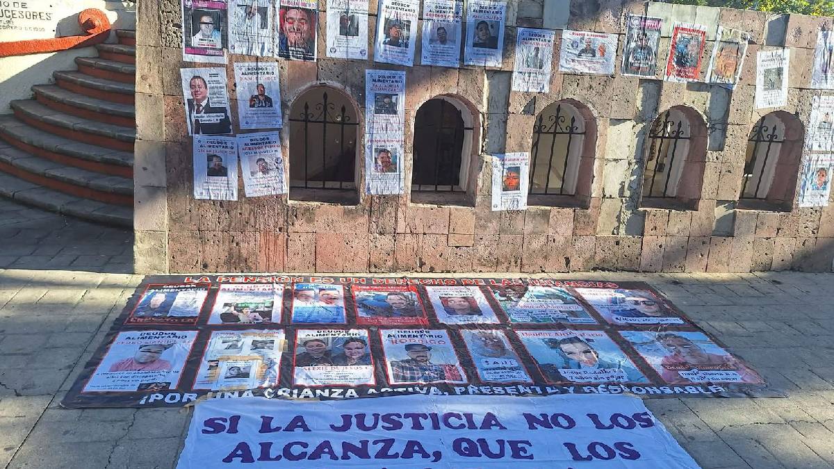 ¡Quedan exhibidos! En Mazatlán realizan Tendedero de Deudores Alimentarios por una paternidad responsable