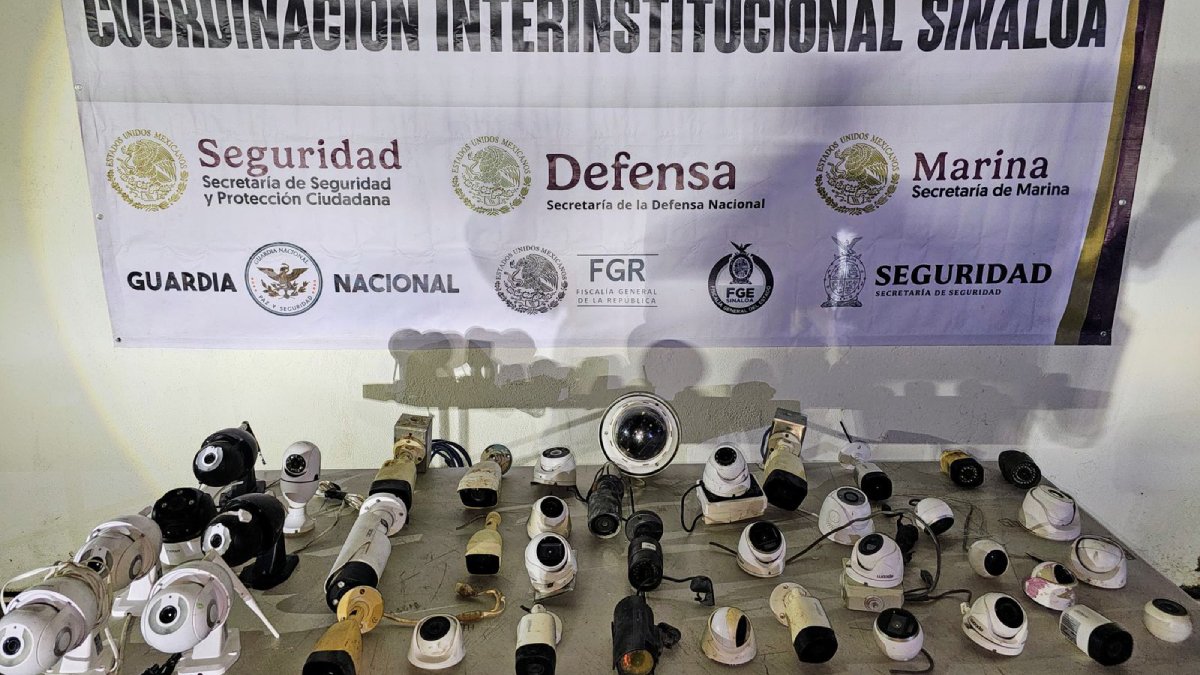 Van más de 900 cámaras clandestinas retiradas en Sinaloa; desinstalan 40 en la zona norte de Culiacán
