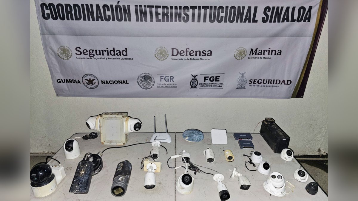 Van más de mil 600 cámaras clandestinas retiradas de las calles en Sinaloa