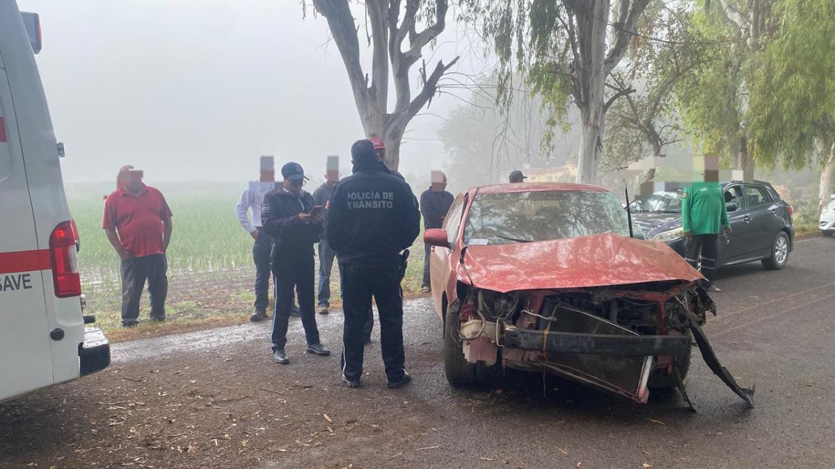 Volcadura en la carretera estatal de Guasave, deja a un hombre lesionado