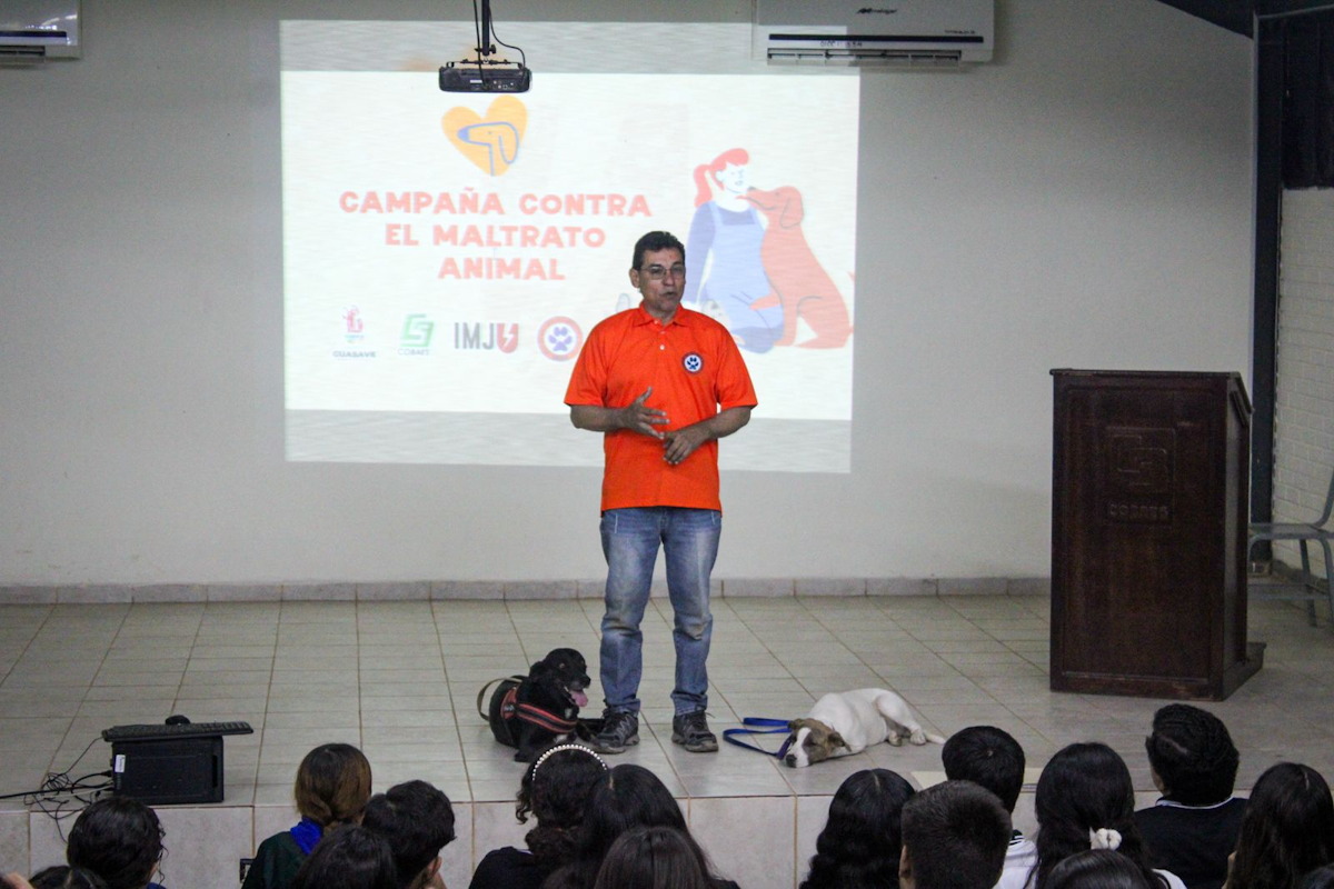 “Escuela Libre de Maltrato” Cobaes 10 se une a campaña del IMJU, por el bienestar animal