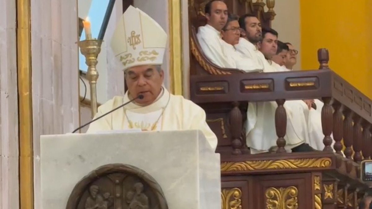 Le damos gracias a Dios por haberlo regresado al padre Yovani con bien: Obispo de Culiacán