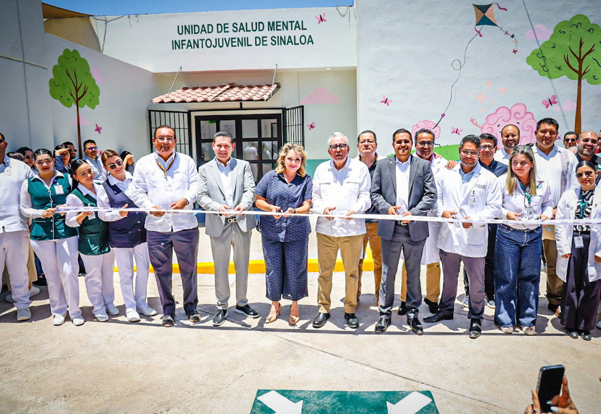 Inaugura Rocha Moya la primera Unidad de Salud Mental Infantojuvenil en el noroeste del país, está en Culiacán 