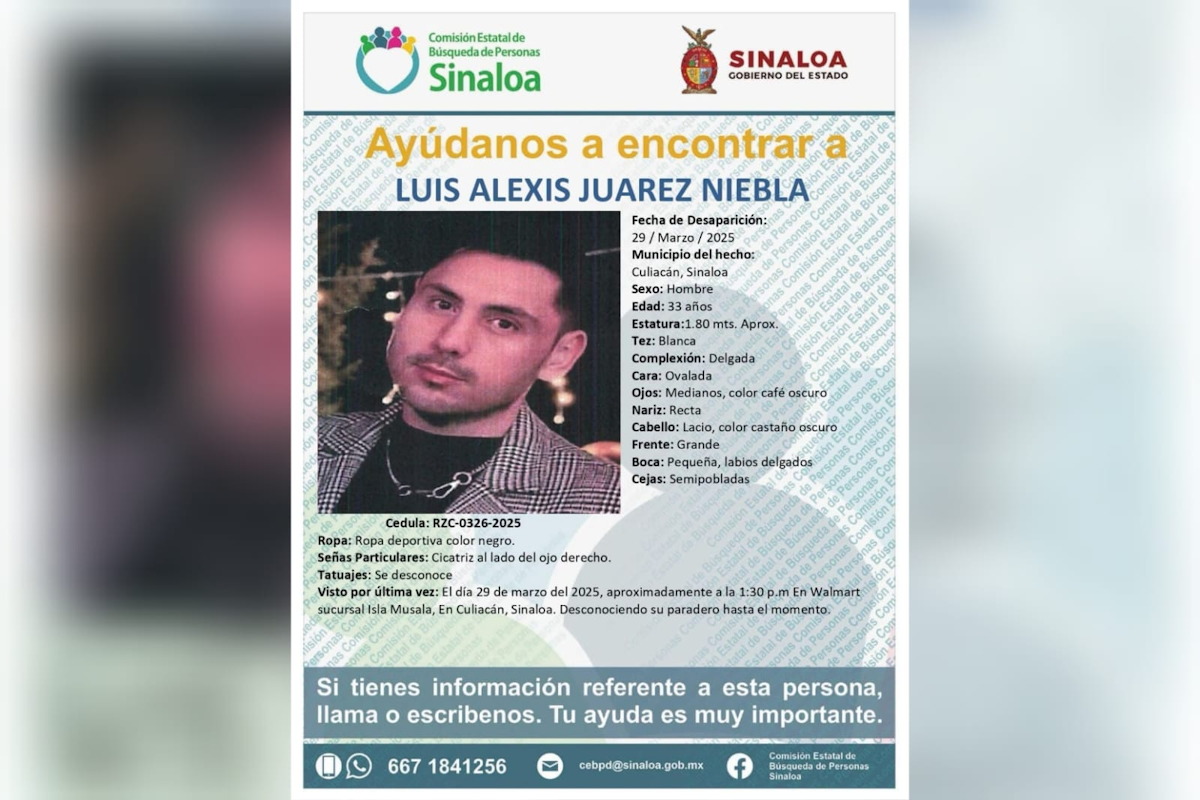 ‘Es un maestro increíble’; piden localización de Alexis, profesor de primaria en Culiacán