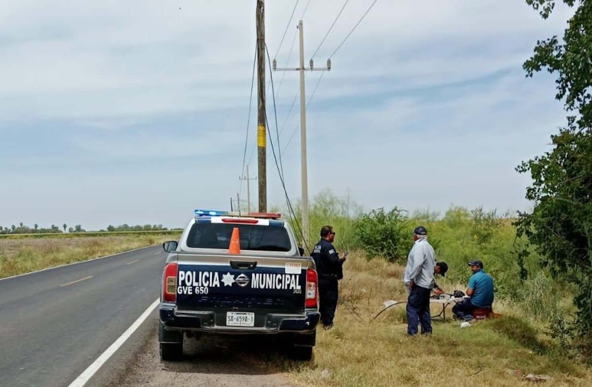 Roban poste y fibra óptica de empresa telefónica en Guasave