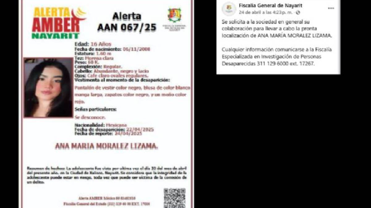 Adolescente desaparece en Guadalajara tras cita de trabajo