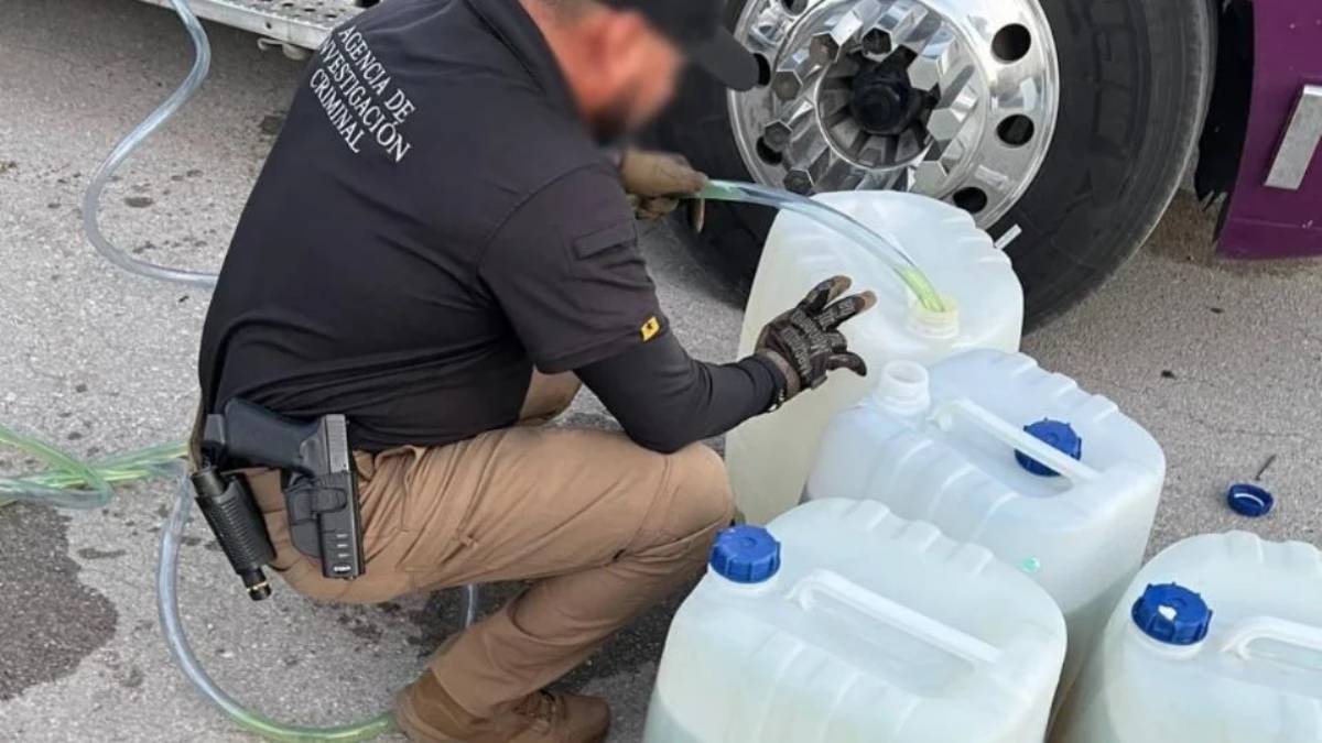 Detienen en Durango a sujeto con 250 litros de heroína líquida