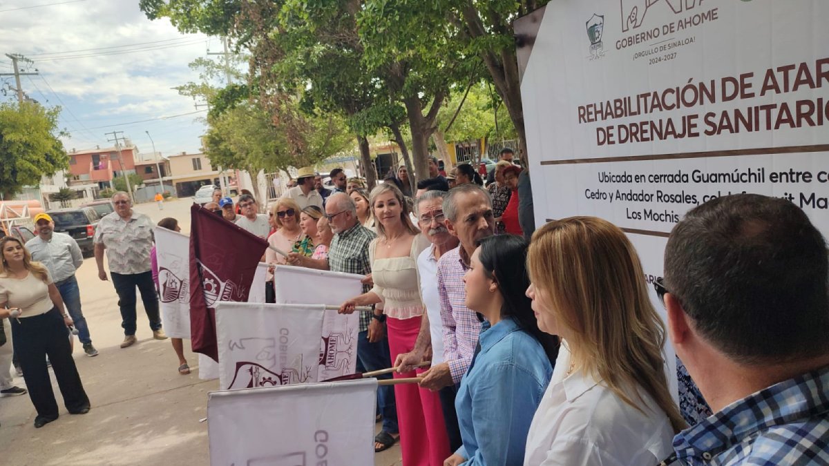 Arrancan obras por el orden de 7 mpd en rehabilitación de atarjeas y drenajes en sectores de Los Mochis