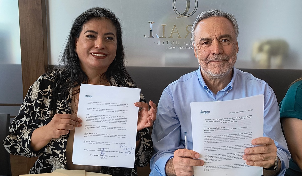 Cámara de Comercio Mazatlán solicita estímulos fiscales ante diputados federales para fortalecer la economía local