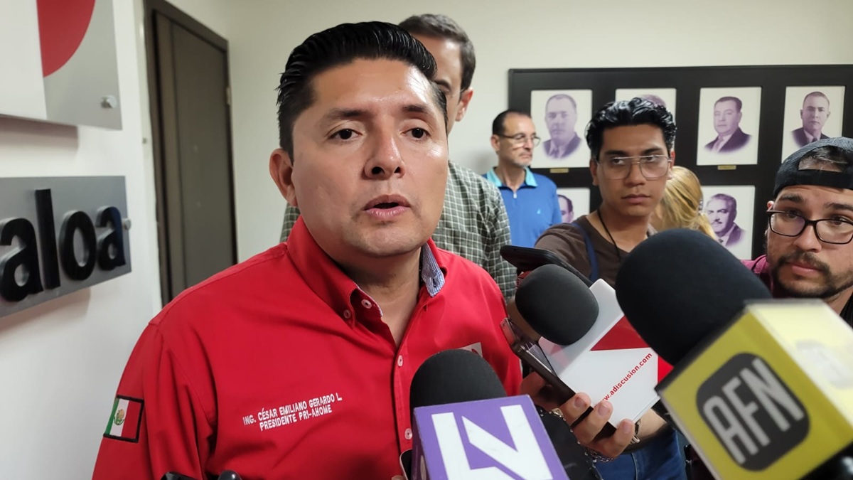 Necesitamos estar unidos de cara a la elección de 2027: Nuevo dirigente del PRI en Sinaloa