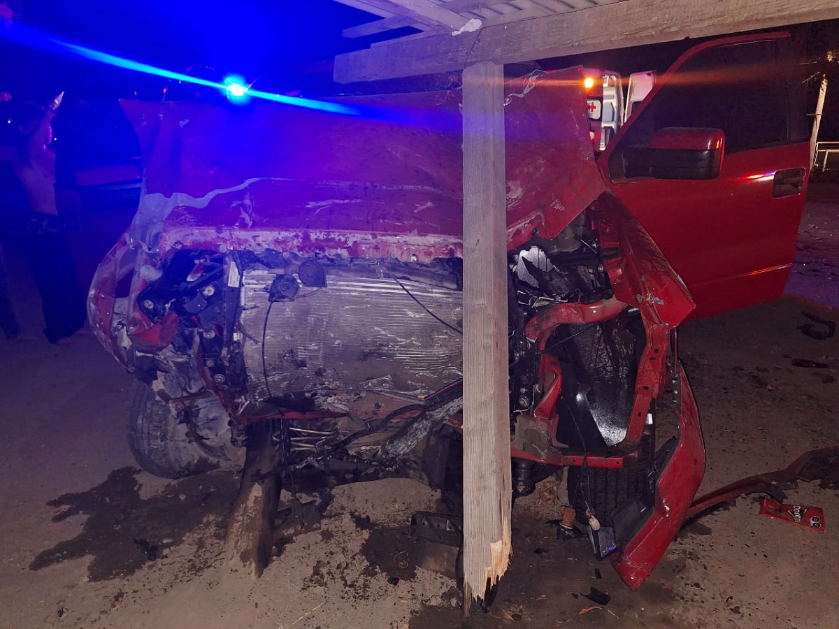 Choque por carretera a playa Las Glorias, Guasave deja a seis personas lesionadas