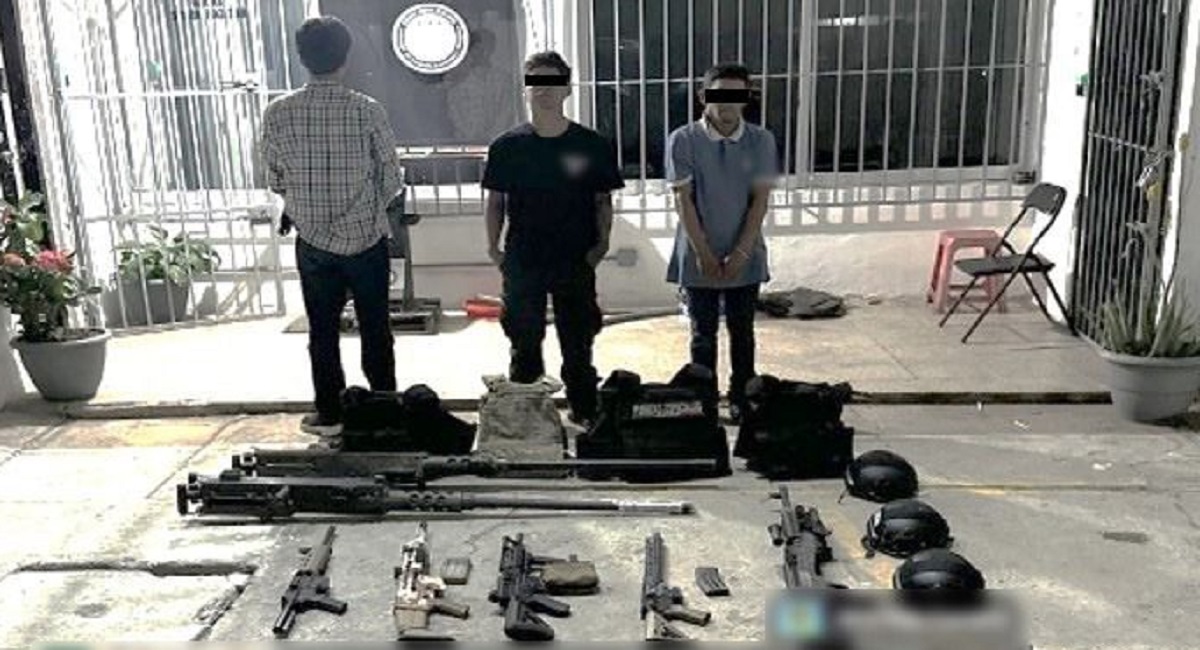 La Marina detiene a tres hombres en Guasave, aseguran vehículo y arsenal