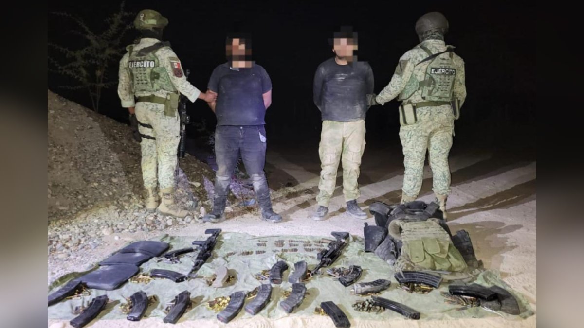 Detienen a dos y aseguran un vehículo, armas y explosivos en agresión a militares en San Ignacio y operativos en Concordia