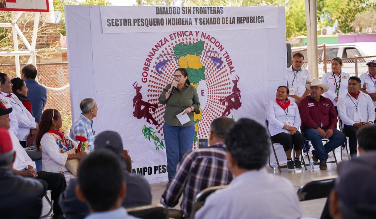 Queremos ser productivos, nos falta agua; piden atención en El Jitzamuri a senadora Imelda Castro