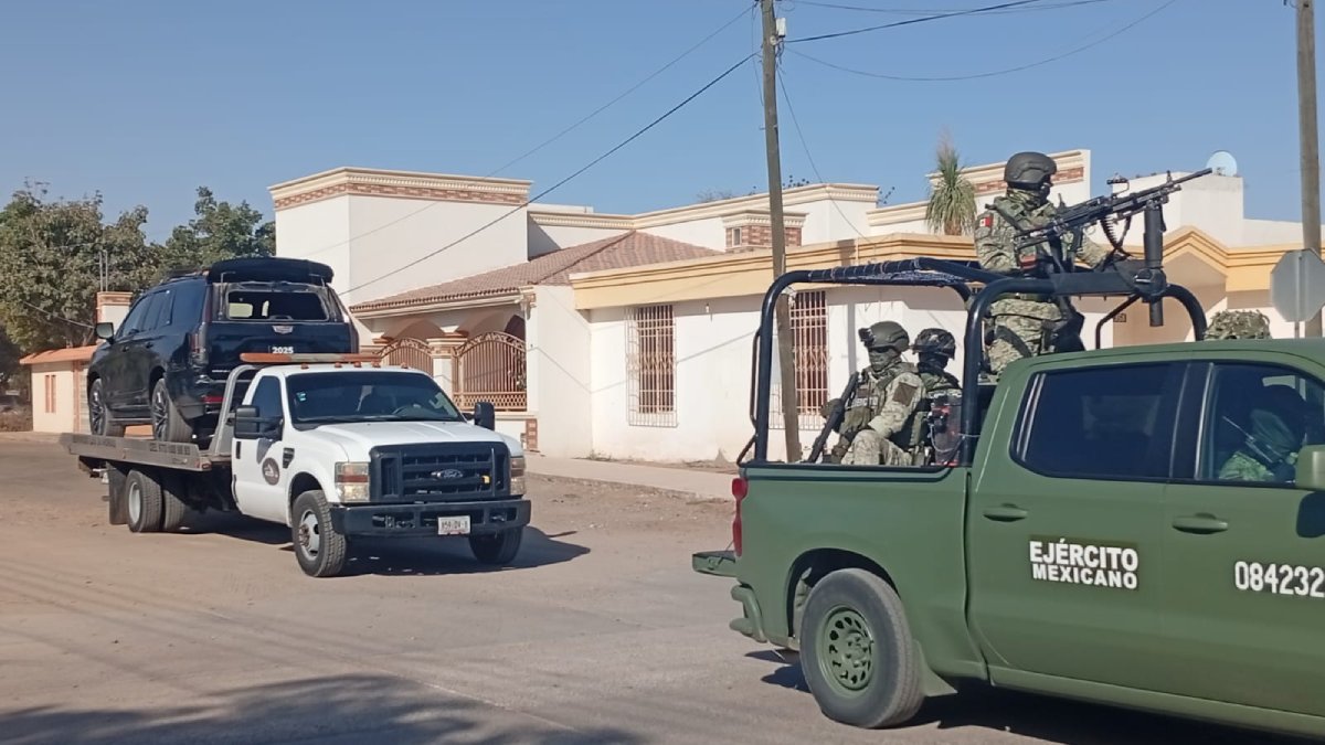 Se registra enfrentamiento entre civiles armados y el Ejército, en Guamúchil