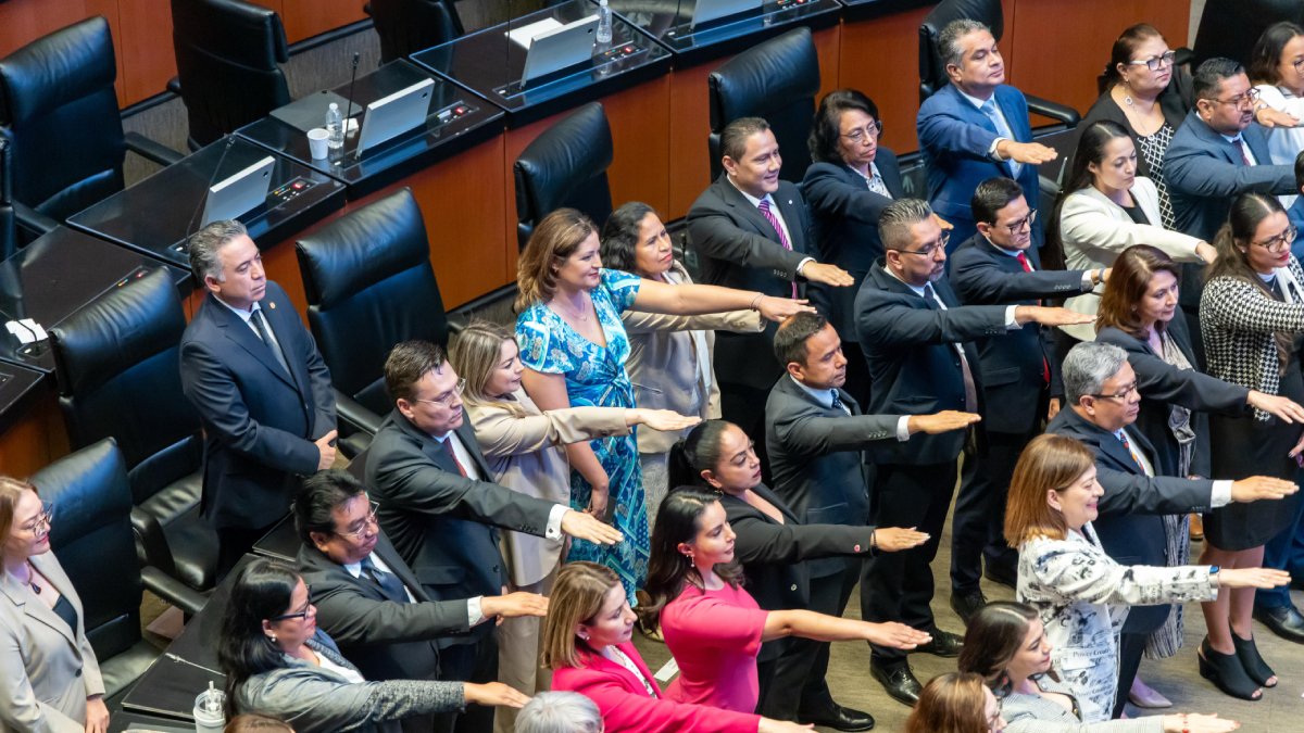 Senador Enrique Inzunza felicita a Edgar Donato Vega por su designación como magistrado electoral en Sinaloa