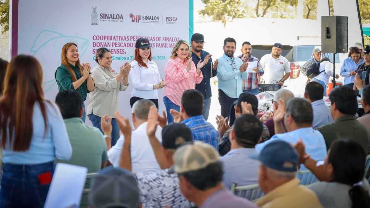 Entrega DIF Sinaloa 15 toneladas de pescado donadas por cooperativas
