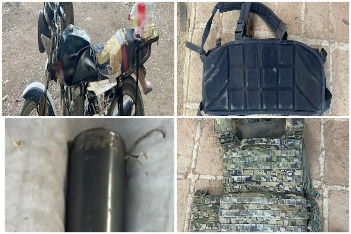 Ejército asegura armas, explosivos, vehículos y hasta una moto en Baymena, Choix